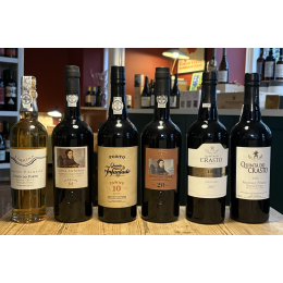 Smagekasse med 6 portvine